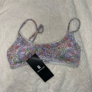 NWT Lydia Scoop Neck Top / Gumdrop Pointelle